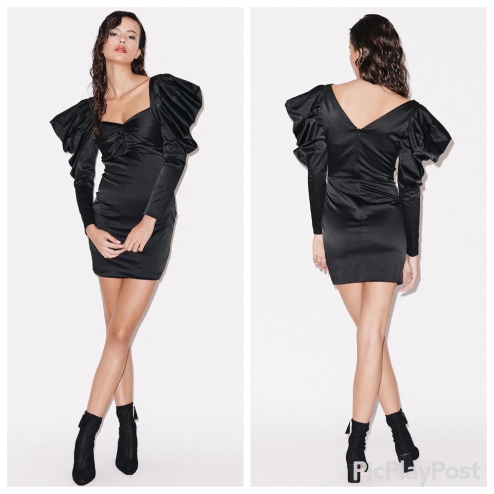 NWT House of Holland Volume Sleeve Mini Dress